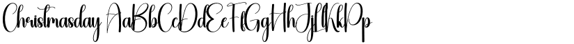 Christmasday font