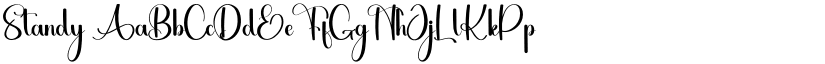 Standy font