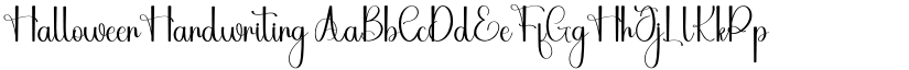 HalloweenHandwriting font