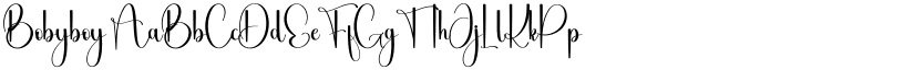 Bobyboy font