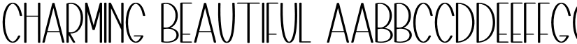 Charming Beautiful font