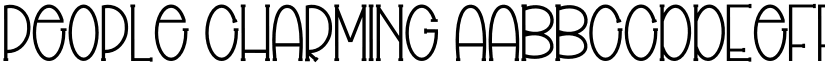 People Charming font