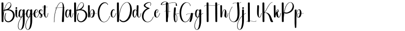 Biggest font