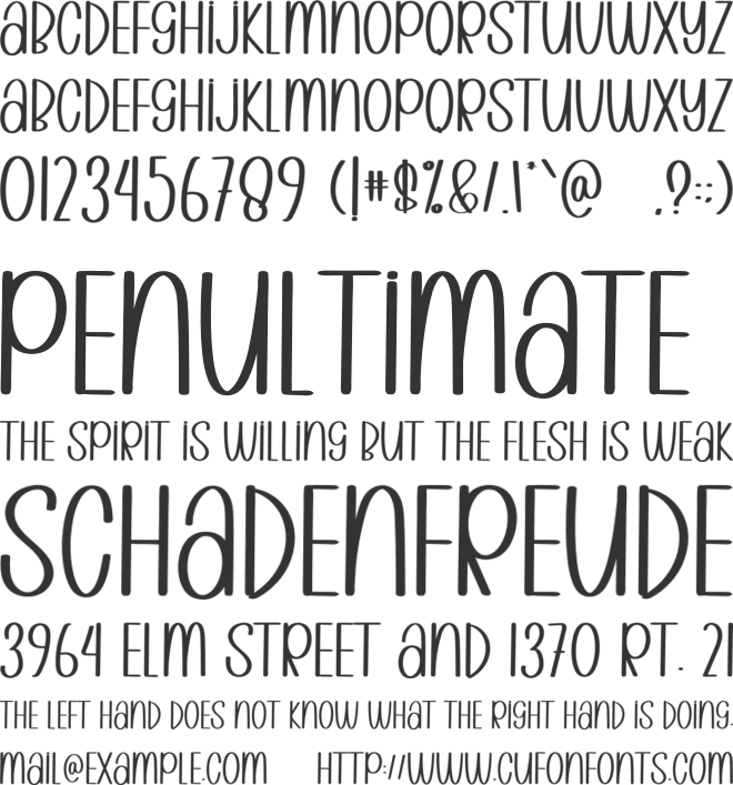 COMPLETE font preview