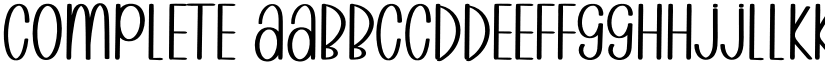 COMPLETE font