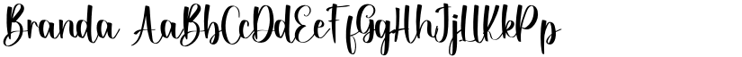 Branda font