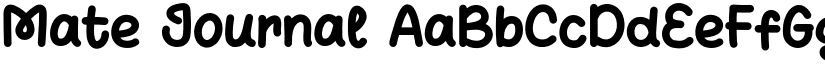 Mate Journal font