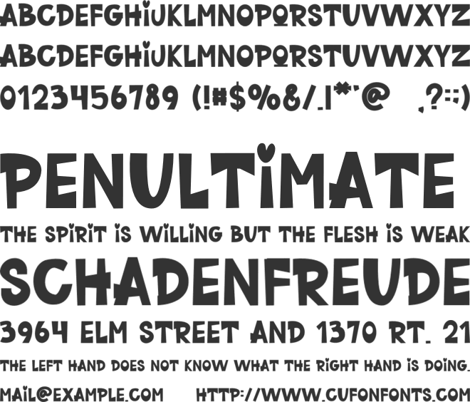 Alphabet Special font preview