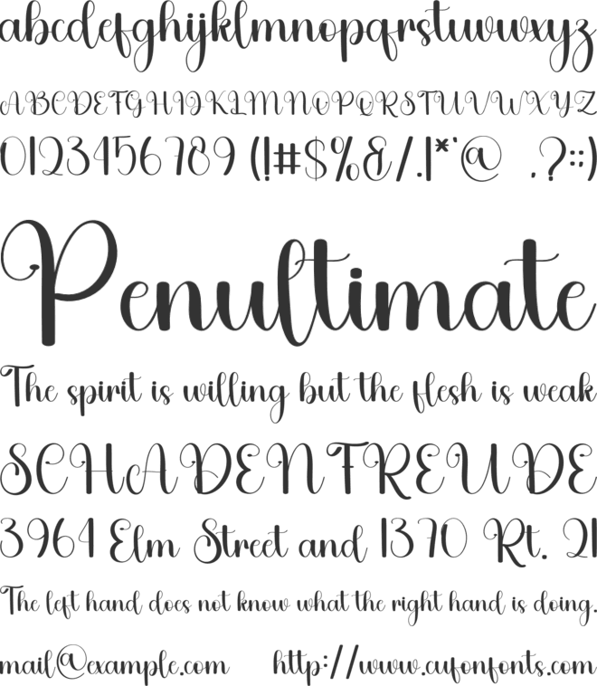 Savageland font preview
