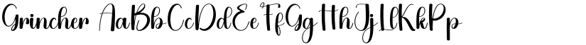 Grincher font