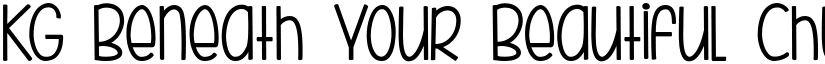 KG Beneath Your Beautiful Chunk Regular font