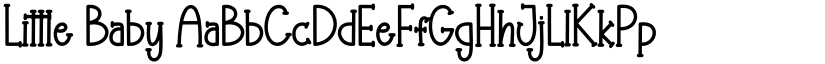 Little Baby font