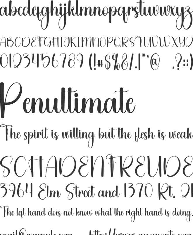 Battlefriend font preview