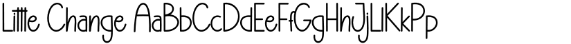 Little Change font