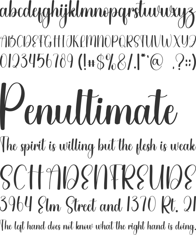 Star Country font preview