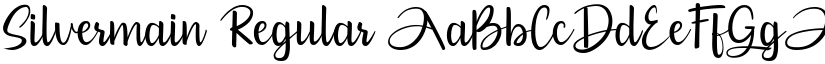 Silvermain font download