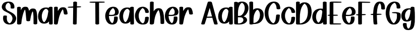 Smart Teacher font