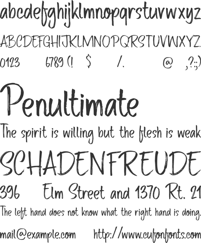 Route Du Soleil DEMO font preview