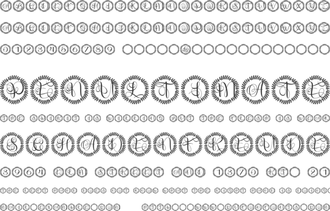 Fernessa font preview