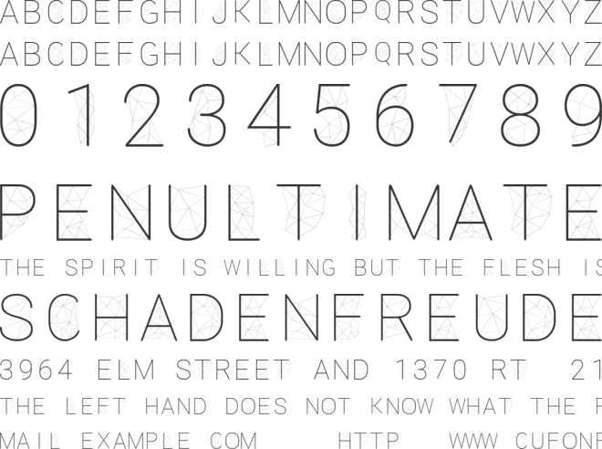 Amethyst font preview