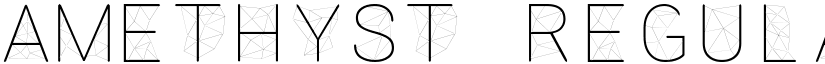 Amethyst Regular font