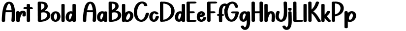 Art Bold font