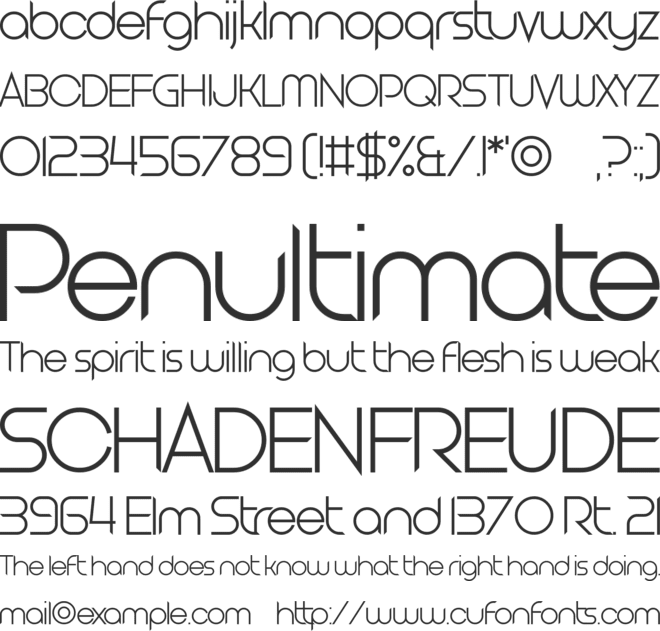 Clubbed to Life font preview