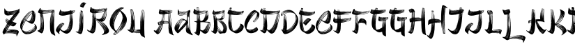 Zenjirou font