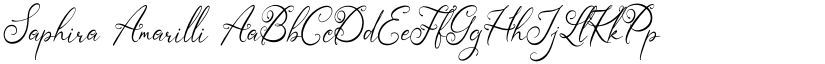 Saphira Amarilli font