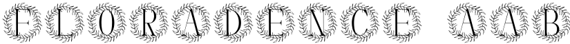 Floradence font