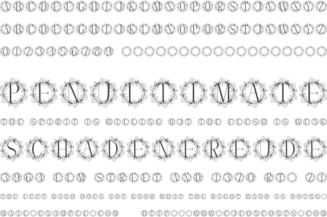 Florena font preview