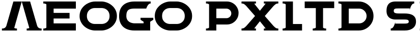 Aeogo Pxltd Serif Regular font