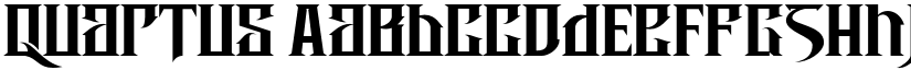 Quartus font