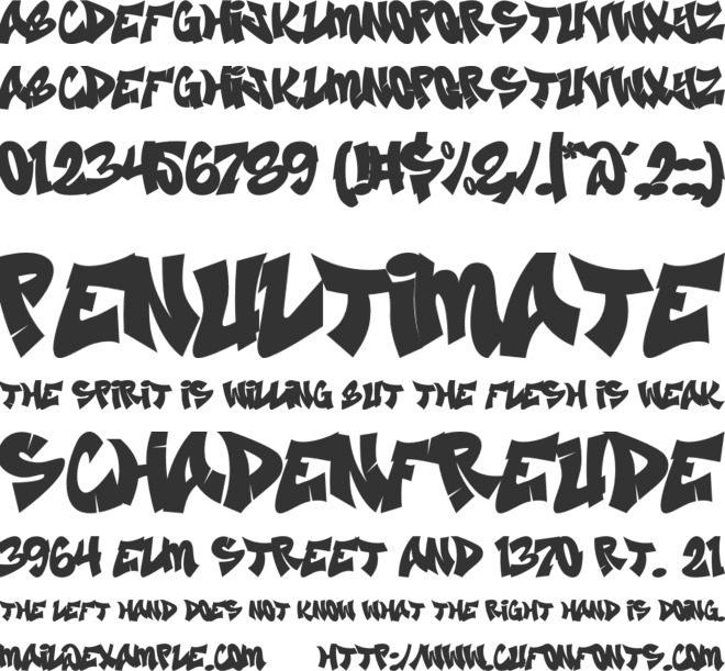 Brick Edgie font preview