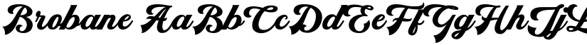 Brobane font