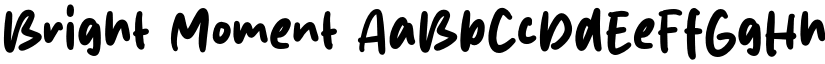 Bright Moment font