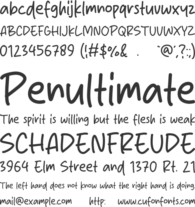 Chunky Strip font preview