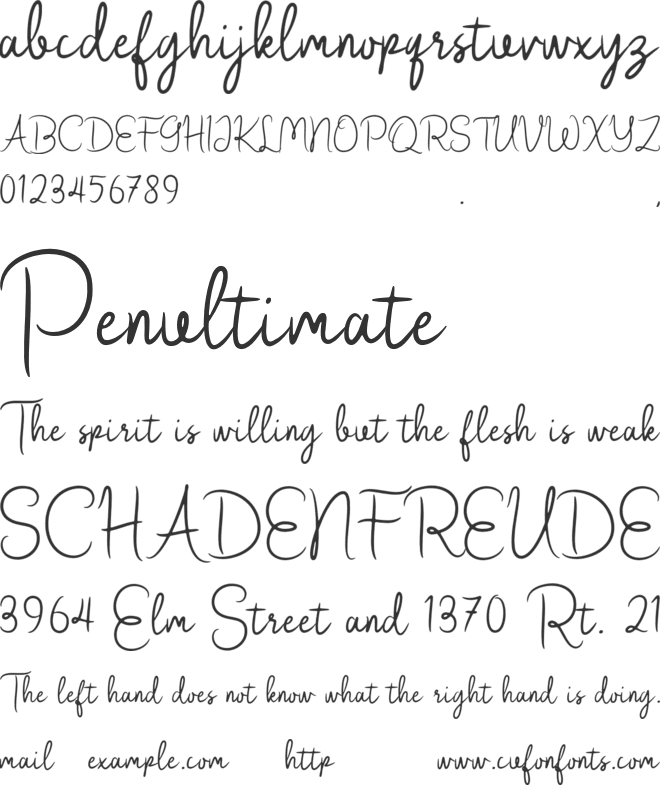 WhimsySmile font preview