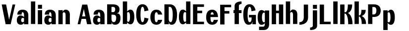 Valian font