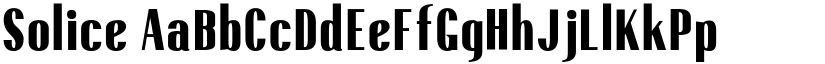 Solice font