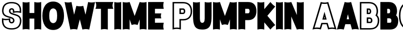 Showtime Pumpkin font