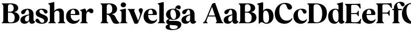 Basher Rivelga font