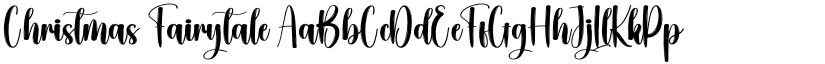 Christmas Fairytale font