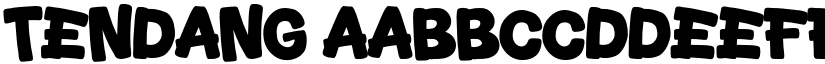 Tendang font