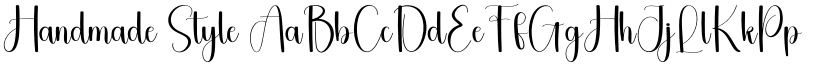 Handmade Style font