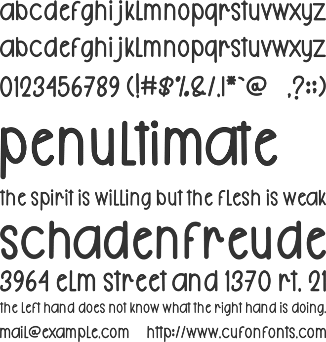 Beach Day font preview