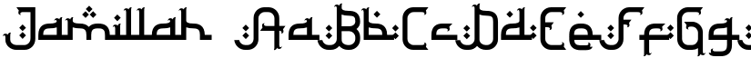 Jamillah font