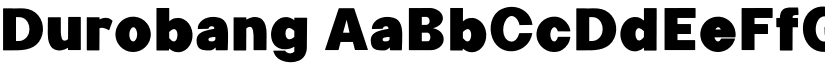 Durobang font
