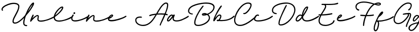Unline font