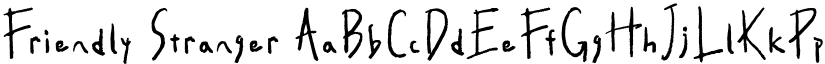Friendly Stranger font